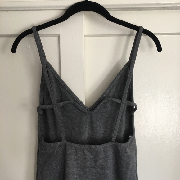 AA NWOT ponte Bixel dress size Large heather gray - Picture 10 of 12